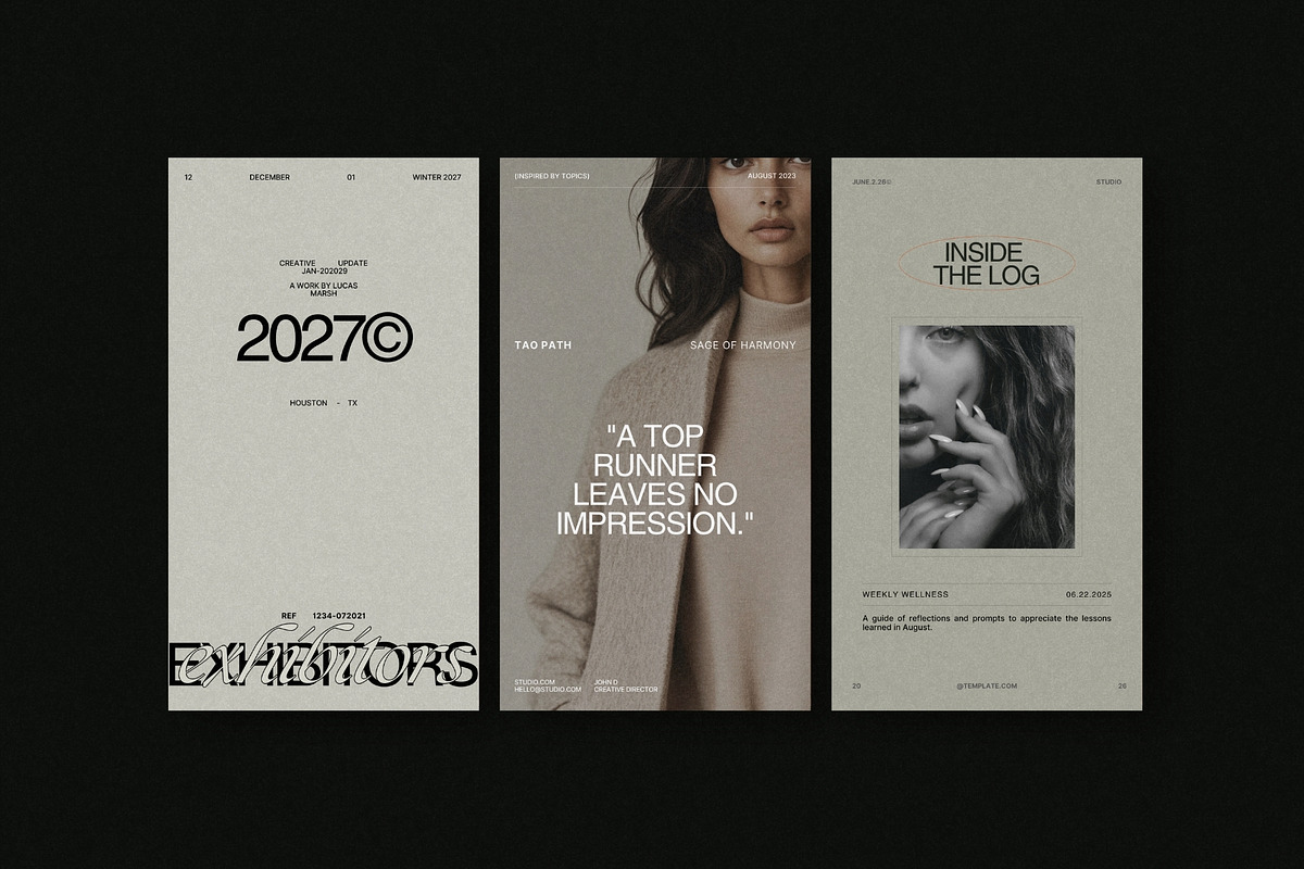 ZORA | Instagram Post & Story (I), a Social Media Template by The Aesthetic Studio (Photo 2 of 10)