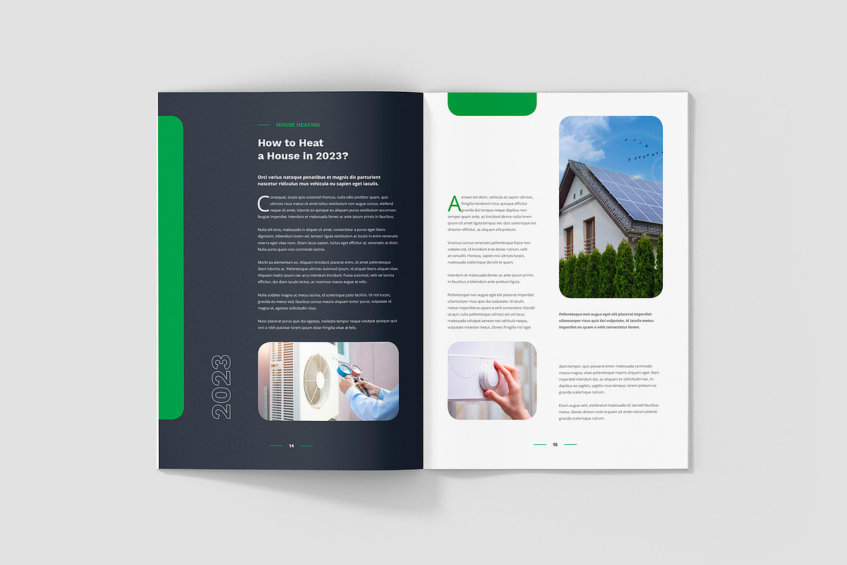 Solar Energy Magazine Canva Template, a Magazine Template by artbart (Photo 19 of 23)