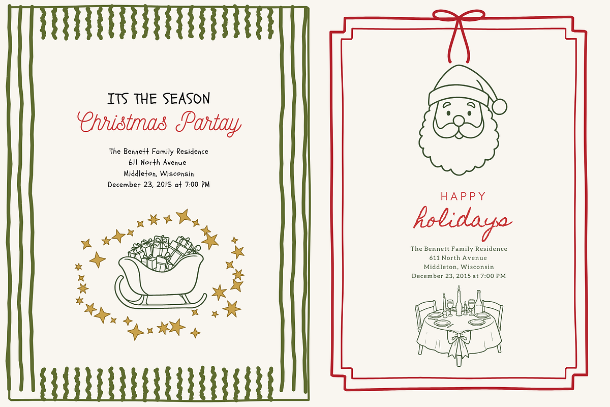 Christmas Frames Whimsy Set, a Seasonal Illustration by digital.incubator.yum (Photo 17 of 18)