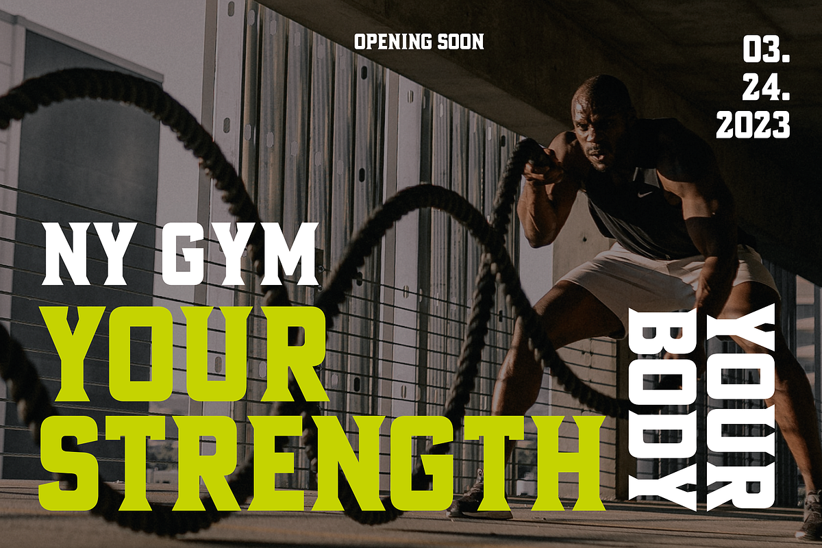 Gridiron Glory - Sport Typeface, a Sans Serif Font by HipFonts (Photo 6 of 9)