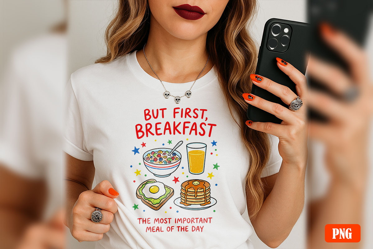 Breakfast Club, PNG Bundle, an Illustration by GlitterCraft (Photo 31 of 41)