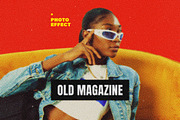 Old Magazine Halftone Photo Effect, a Texture Graphic by Design Squad (Thumbnail 1 of 7)