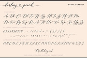 Darling Peach Wedding Heart Script, a Script Font by Mila Garret (Thumbnail 14 of 16)