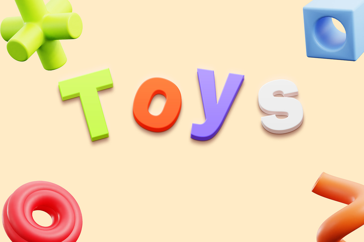 Colorful Kids Toy Text Effect PSD, a Layer Style Add-On by Agung Kreatif (Photo 4 of 5)