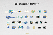 Eyes Doodles, a Pattern Graphic by Suphansa (Thumbnail 4 of 9)