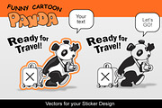 Funny Vector Pandas - Doodle Style, an Animal Illustration by Savgraf (Thumbnail 5 of 6)