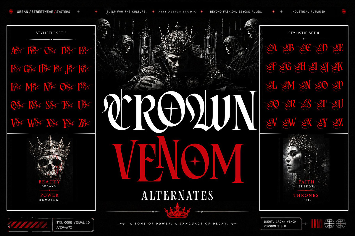 Royal Hatred Typeface, a Blackletter Font by alit design (Photo 11 of 20)