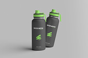 Water Bottle Mockup, a Cups & Container Mockup by hokagata (Thumbnail 4 of 5)