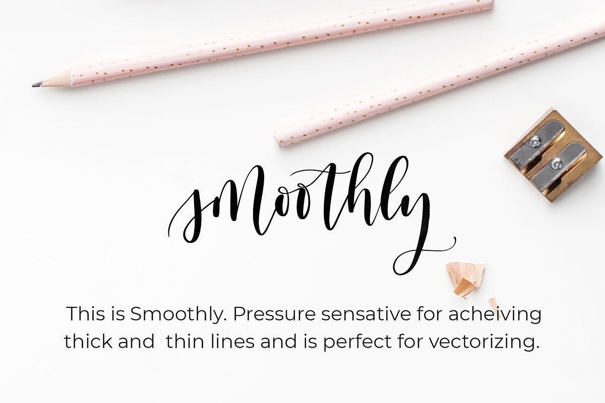 Procreate Lettering Brushes, a Brush Add-On by Irina Vascovet (Photo 2 of 7)