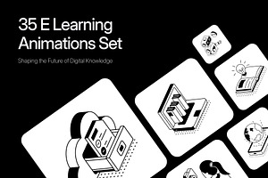 35 Animated E-Learning Illustrations