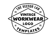 Vintage Workwear Logo Templates, a Branding & Logo Template by TheVectorLab (Thumbnail 4 of 11)