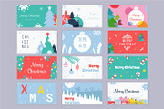 Merry Christmas Cover Templates, a Seasonal Illustration by alexdndz (Thumbnail 5 of 11)