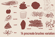 Food creation procreate brush, a Brush Add-On by Meisanmui (Thumbnail 5 of 8)