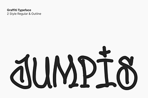 Jumpis Graffiti Typeface