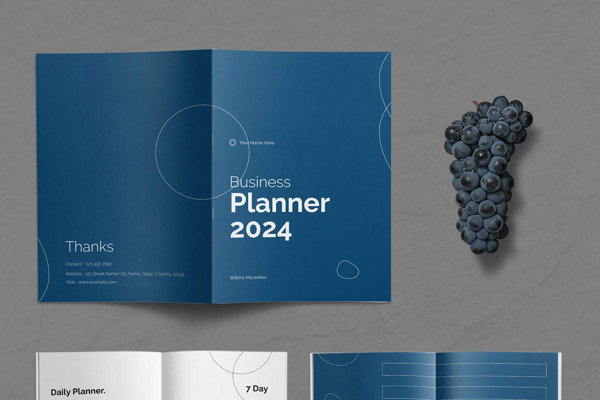 Business Workbook Planner Layout, a Stationery Template by ContestDesign (Photo 1 of 3)