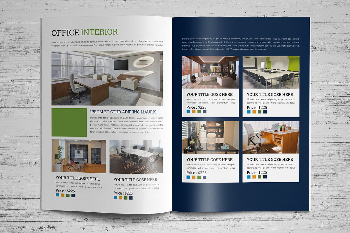 Interior Brochure Template V2, a Brochure Template by JanySultana (Photo 6 of 12)