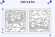 Cozy Hawaii Cute Coloring Pages V 2, an Illustration by Ink Gallery (Thumbnail 2 of 4)