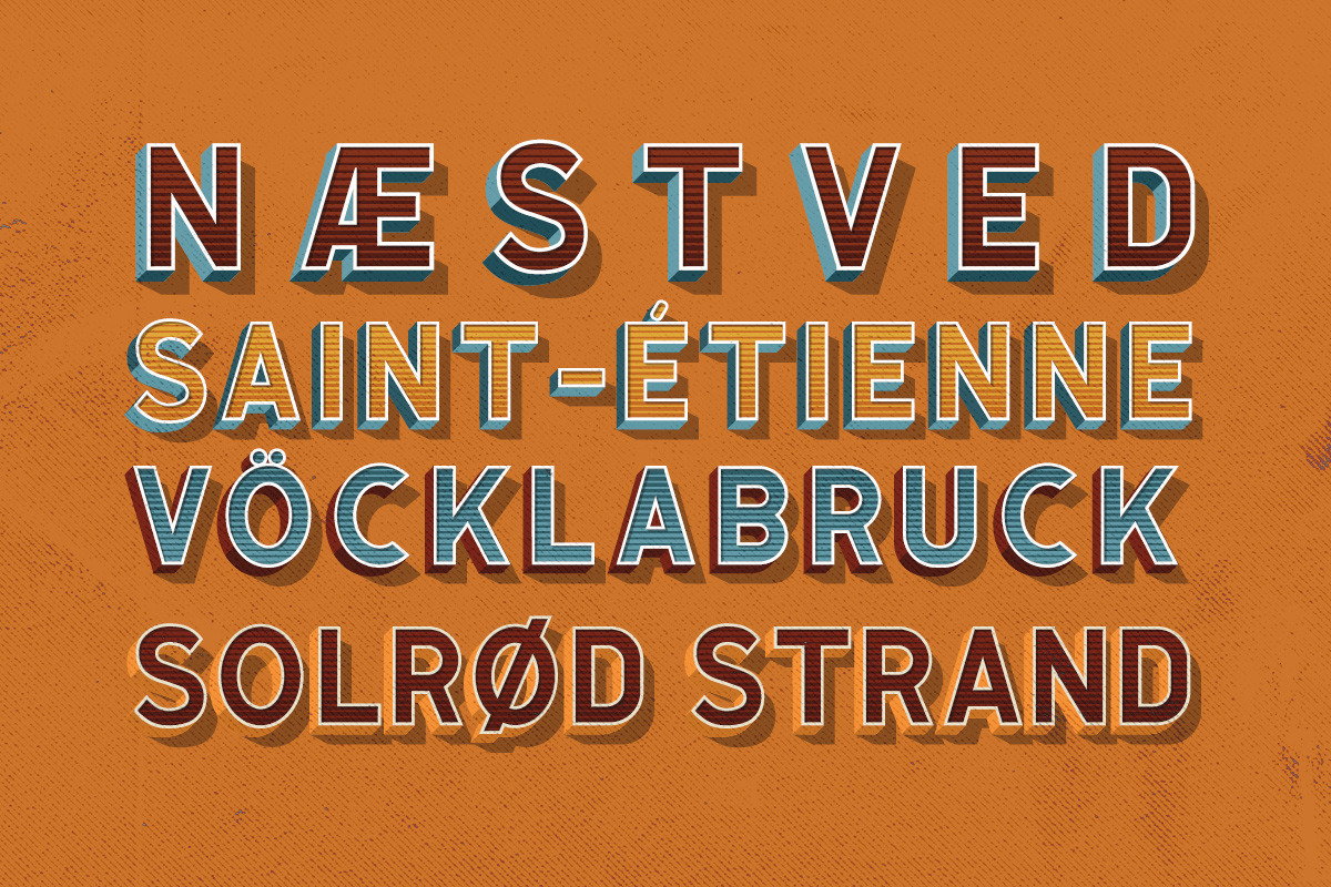 Calasans - 7 Layered Fonts preview 7