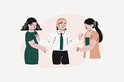 Management Conflict Illustration, an Object Graphic by Jump Studio (Thumbnail 10 of 12)