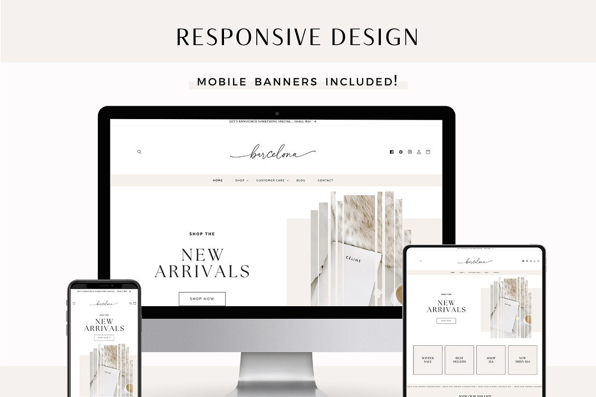 Shopify Theme - Neutral White, a Shopify Template by Macarons and Mimosas (Photo 6 of 11)