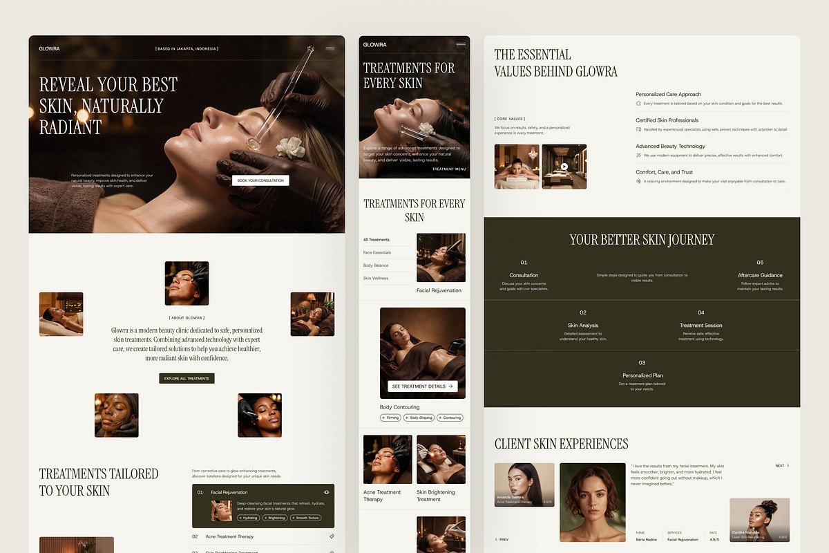 Beauty Clinic Website UI Figma, an UI Kit Template by peterdraw (Photo 2 of 7)