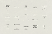LE ARCHIVE | Logo Collection, a Branding & Logo Template by Duet Atelier (Thumbnail 6 of 13)