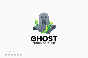 Ghost Gradient Colorful Logo, a Branding & Logo Template by Zeer Graphic