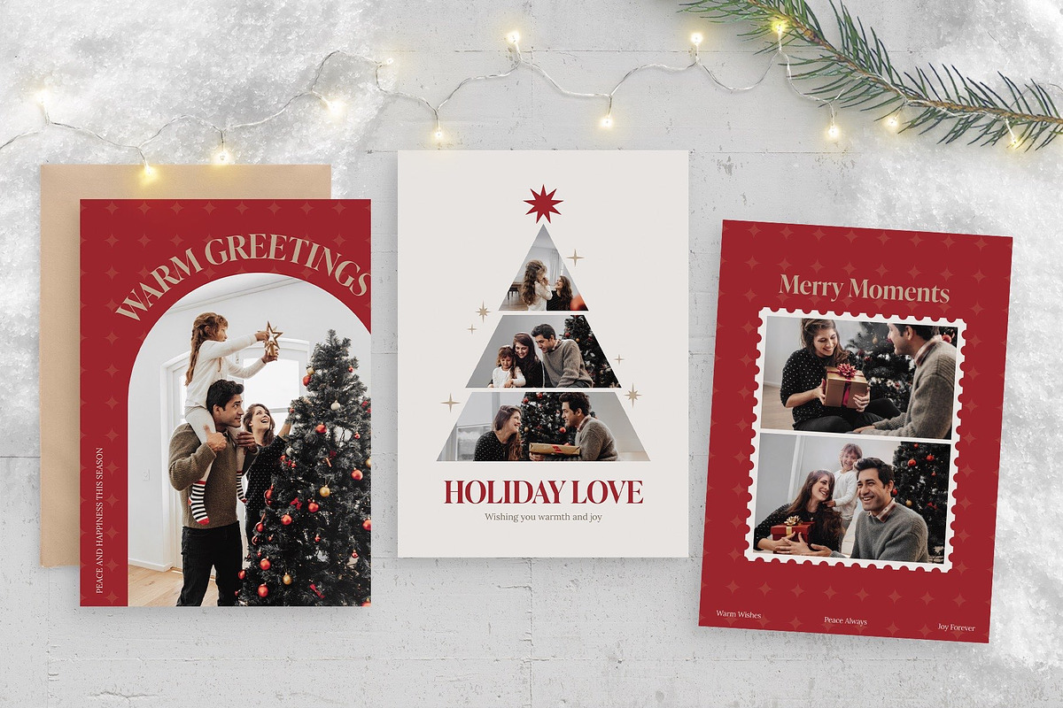Christmas Greetings Card Template, a Stationery Template by BrandPacks (Photo 4 of 4)