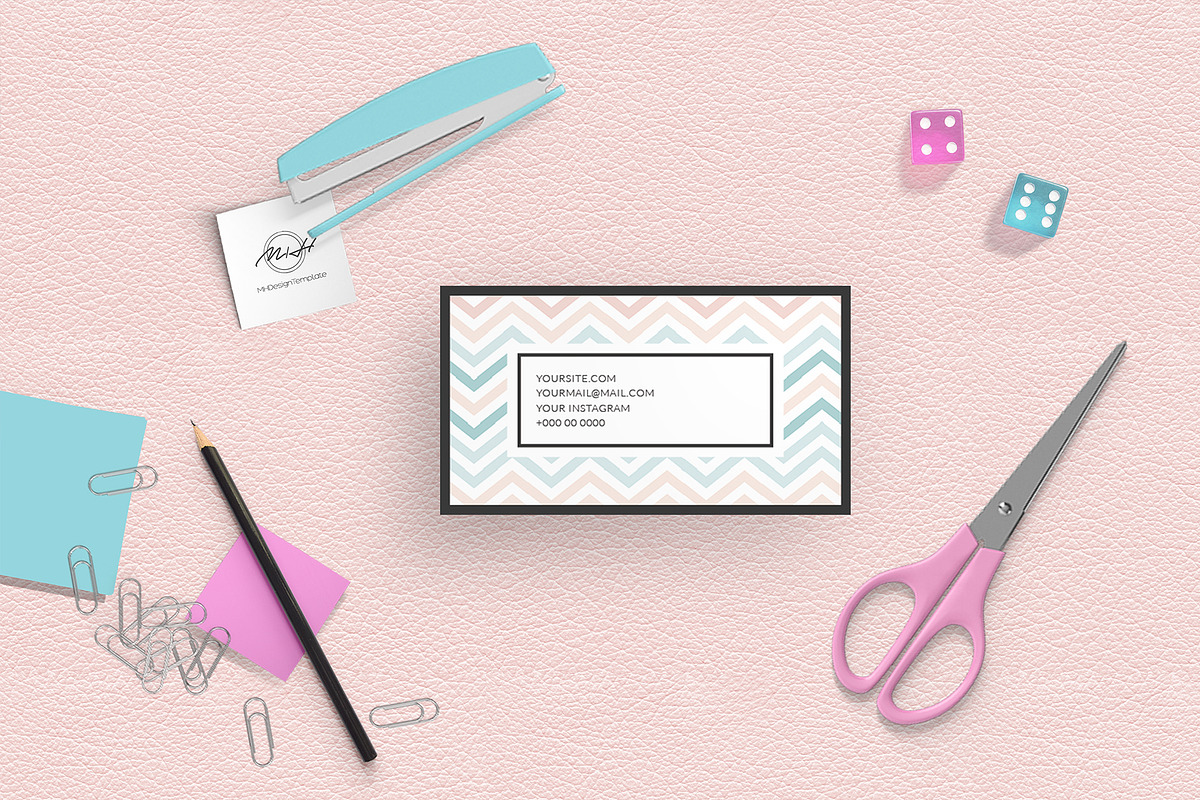 Pastel Color Bussiness Card Template, a Business Card Template by MH Design Template (Photo 5 of 6)