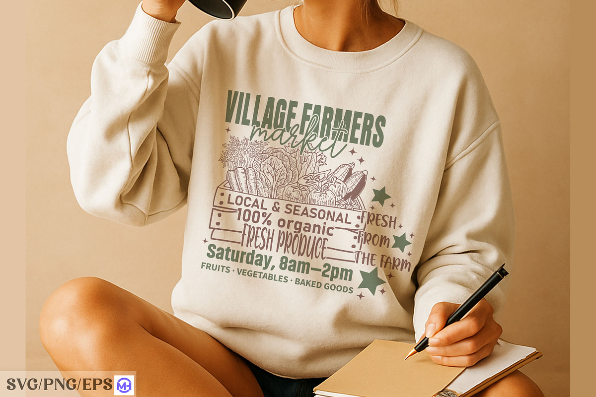Countryside Vintage Farmers Market, a Graphic by mh_arif (Photo 3 of 4)