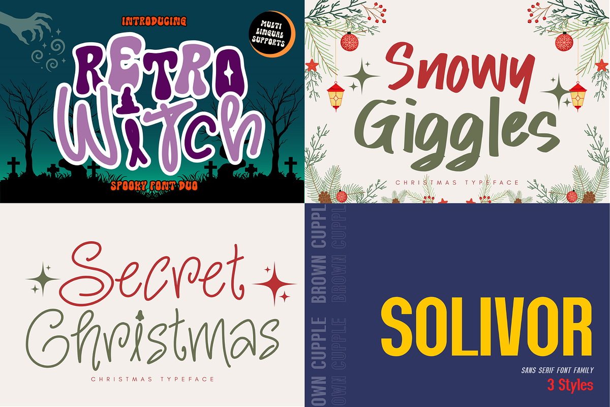 44 Fonts Mega Bundle, a Handwritten Font by Brown Cupple (Photo 2 of 12)