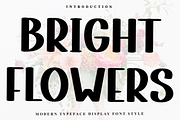 Bright Flowers, a Script Font by InermediaSTUDIO (Thumbnail 1 of 8)
