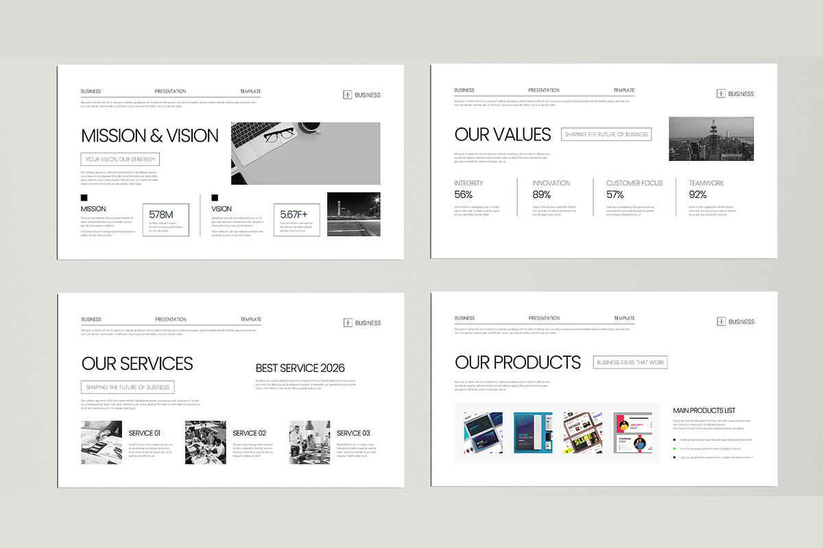 Corporate Business Presentation, a Presentation Template by MightyDesign (Photo 3 of 7)