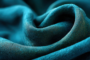 Teal Fabric Texture Swirling Design, a Photo by Pixeness Studio