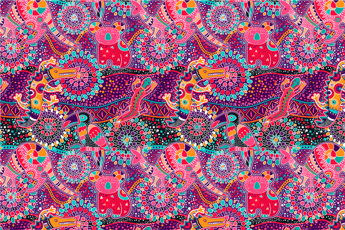 6 Patterns Australia, a Pattern Graphic by Sunny_Lion