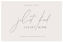 Juliet Kind Font DUO