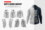 Men's Hoodie Mockups, a Hoody Mockup by Mock-up Store (Thumbnail 1 of 7)