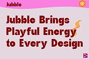 Jubble Extra Bold, a Sans Serif Font by Zafiratype (Thumbnail 3 of 8)