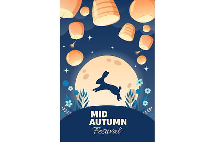 Mid Autumn Festival Poster Design