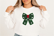 Christmas Bow Knitted Coquette, an Illustration by DreamArtGraphic (Thumbnail 3 of 6)