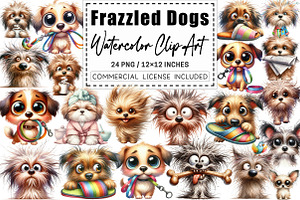 Quirky Frazzled Dogs PNG, a Graphic by CitraGraphics