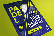 Padel Tournament Flyer, a Flyer Template by Aarley Kaiven (Thumbnail 1 of 2)