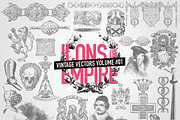 50 Vintage Imperial Illustrations, an Illustration by Yes! Creative (Thumbnail 1 of 6)