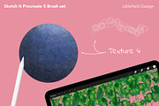 Sketch It Procreate 5 Brush set, a Brush Add-On by Littlefield Design (Thumbnail 9 of 12)