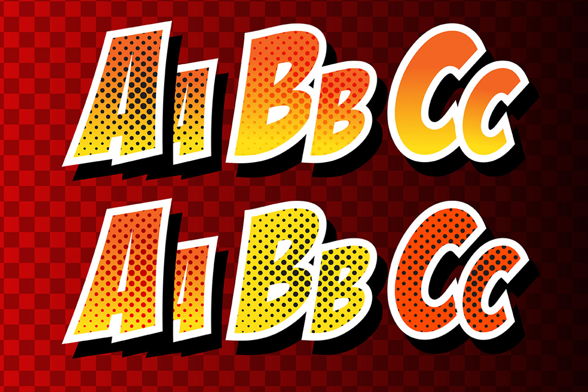 Comics font. Vol. 2 preview 5