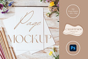 3 Sheet Colouring Mockup A4 PA-WI-03, a Books & Magazine Mockup by Callistemon Creative (Thumbnail 1 of 9)