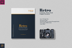 Retro Look Book Indesign Template