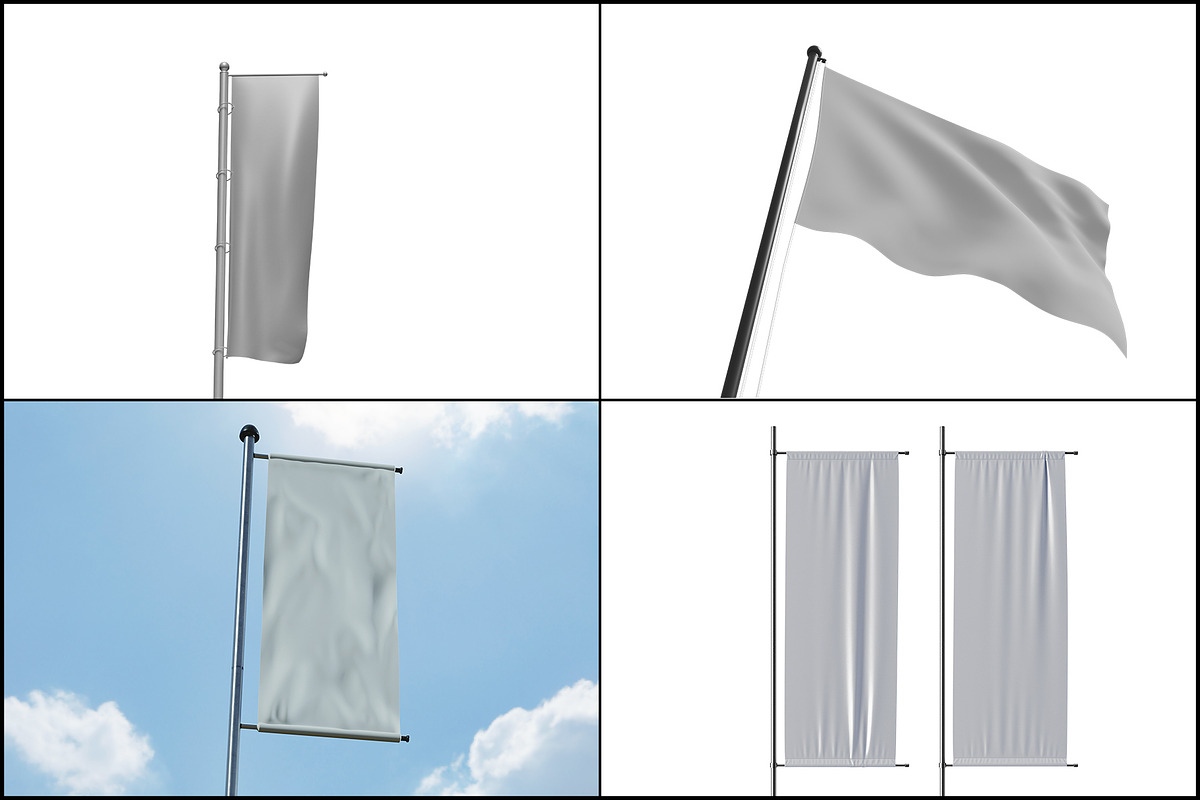 Flag Mockup, a Product Mockup by Mockupfit (Photo 2 of 6)