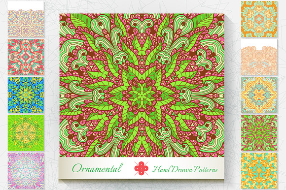 10 Ornamental Patterns. Set1