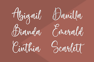 Sweetie Autumn - Calligraphy Font